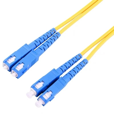 Beli SC/UPC-SC/UPC Single Mode Duplex Fiber Optic Patch Cord LSZH 2,0 mm pembuatan online
