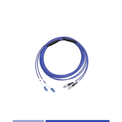 Beli Duplex 1m LSZH Jaket Lapisan Serat Optik Lapisan Cord LC FC Singlemode pembuatan online