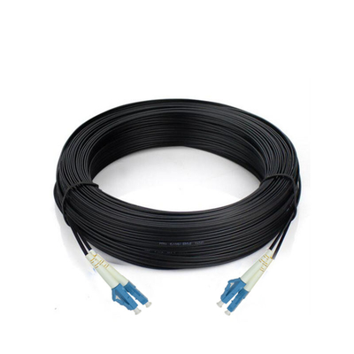 Beli Kabel Drop Ringan Patch Cord LC UPC Duplex Singlemode G657A1 LSZH 3m pembuatan online