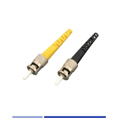Beli ST UPC Konektor Kabel Serat Optik Mode Tunggal Simpleks 3,0 mm pembuatan online