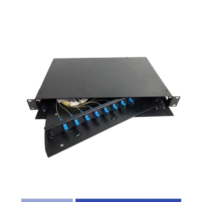 Beli Panel tambalan serat optik 12 Port SC Simplex Rotary 1U 19 