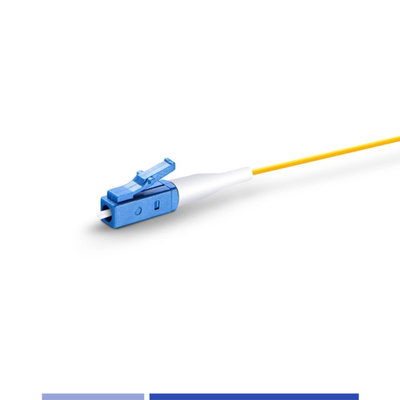 Beli LC APC Fiber Optic Pigtail Mode tunggal OS2 9/125um LSZH 1m Presisi tinggi pembuatan online