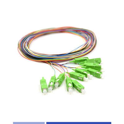 Beli Singlemode OS2 SC APC Pigtails 12 Serat LSZH 3m Untuk Solusi FTTH pembuatan online