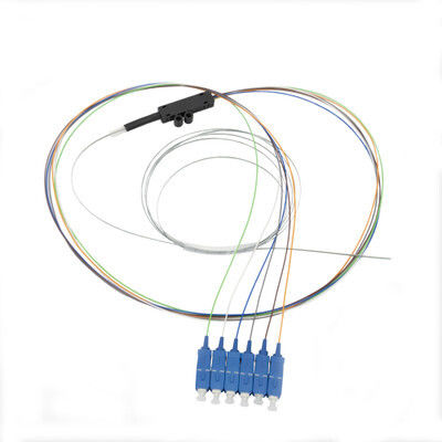 Beli 6 Serat SC/UPC Fiber Ribbon Pigtail Singlemode LSZH 1m pembuatan online