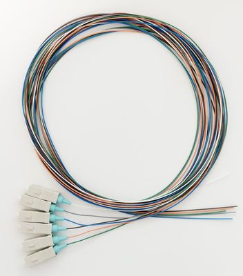 Beli 6 Serat SC/UPC OM3 Serat Pigtail Aqua Boot LSZH 1m pembuatan online
