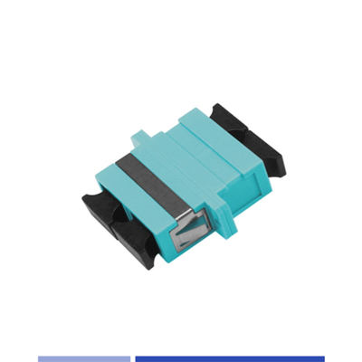 Beli Adaptor Serat Optik OM3 SC UPC Duplex Optical Coupler dengan flange pembuatan online