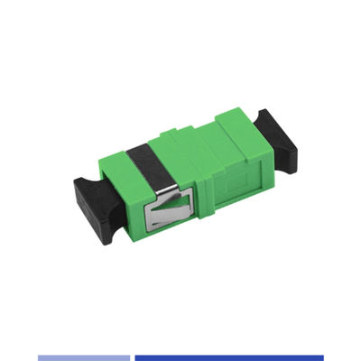 Beli Fiber Optic Adapter Single Mode SC/APC Simplex Optical Coupler tanpa flange Hijau pembuatan online