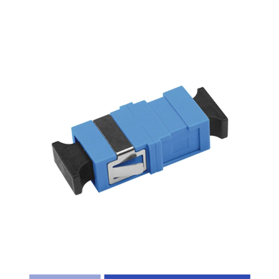 Beli Fiber Optic Adapter Single Mode SC/UPC Simplex Optical Coupler tanpa flange Biru pembuatan online