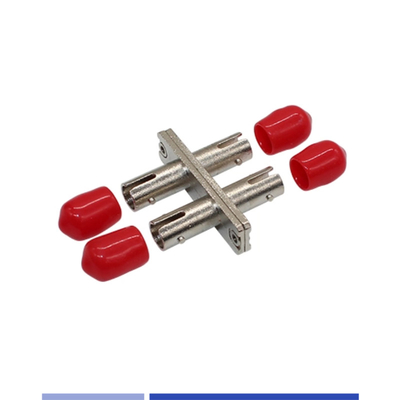 Beli Adaptor serat optik presisi tinggi Multimode ST ke ST Adaptor tahan erosi pembuatan online