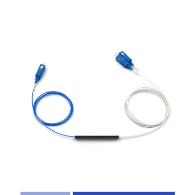 Beli Mini Modul 1x2 Splitter Optik Tanpa Blok SC/UPC Modul Tunggal 900μM pembuatan online