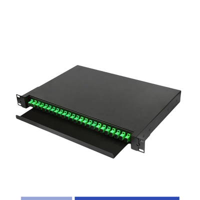 Beli 1U Fiber Optic patch panel 24 Port SC Simplex 19 