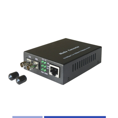 Beli Konverter media serat 10/100Mbps Mode tunggal SMF 1310nm Dual ST 20KM pembuatan online