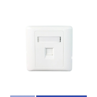 Beli High Precision Single Port 86 Faceplate Untuk Cat3 Cat6 Keystone Jack pembuatan online