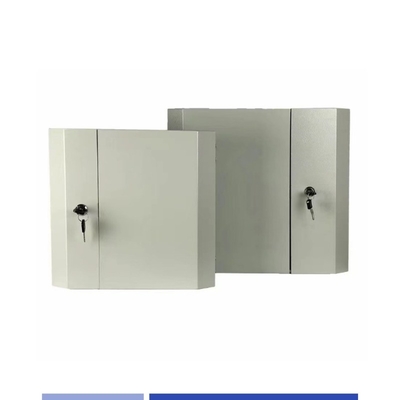 Beli 24 Port Fiber Wall Box logam LC/SC Adapter 24 Core Fiber enclosure dengan pintu ganda yang tidak terisi pembuatan online