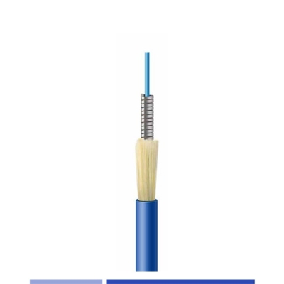 Kabel Serat Optik Indoor Berperisai 12 Strand Single Mode G652D LSZH Jacket