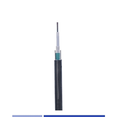 6 Fiber Outdoor Fiber Optic Cable Single Mode OS2 Armored Central Core Tube Fiber GYXTW