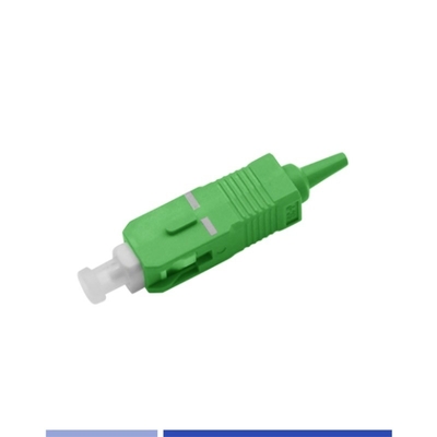 SC/APC Fiber Optic Connector Single Mode Simplex 0.9mm boot