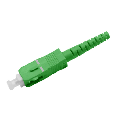 Single mode SC APC Fiber Optical Connector Simplex 2.0mm boot