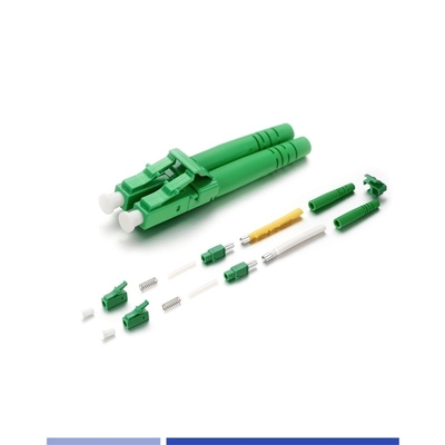 LC APC SingleMode Fiber Connector Duplex dengan Boot 3.0mm