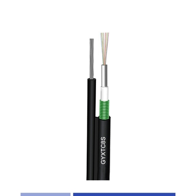 2 serat singlemode 9/125um kabel serat drop gyxtc8s jacketed gyxtc8s